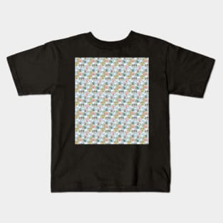 Hand-drawn cottage core house pattern Kids T-Shirt